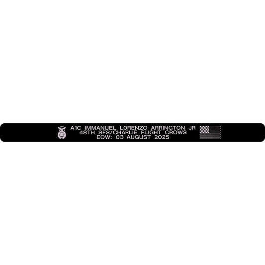 A1C Immanuel Lorenzo Arrington Jr Memorial Bracelet