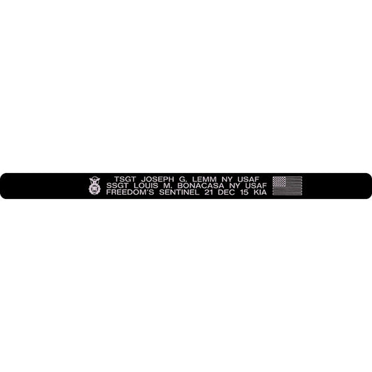 TSGT Joseph G. Lemm & SSGT Louis M. Bonacasa Memorial Bracelet