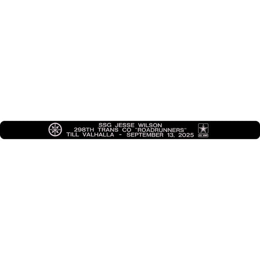SSG Jesse Wilson Memorial bracelet