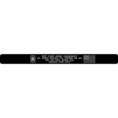 SGT Cari Anne Gasiewicz Memorial Bracelet