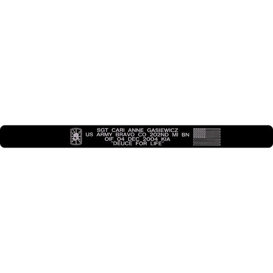 SGT Cari Anne Gasiewicz Memorial Bracelet