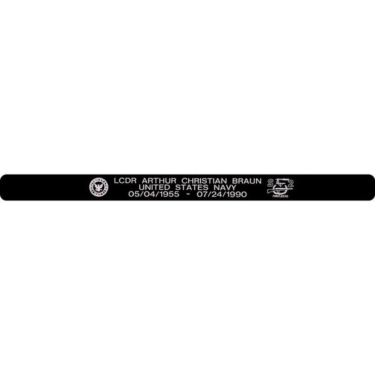 LCDR Arthur Christian Braun Memorial Bracelet