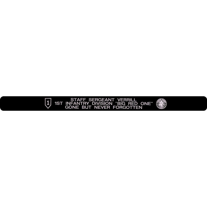 Staff Sergeant Verrill Memorial Bracelet