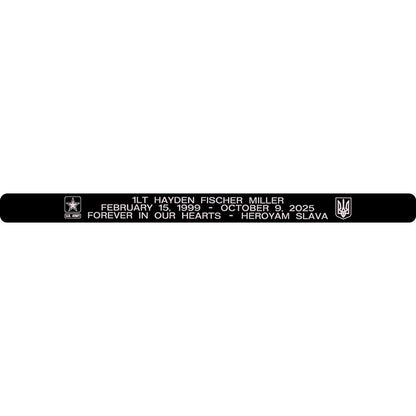 1LT Hayden Fischer Miller Memorial Bracelet Style 2