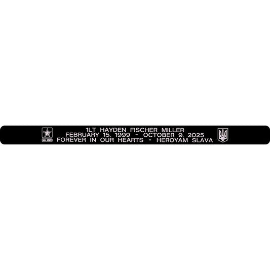 1LT Hayden Fischer Miller Memorial Bracelet Style 2