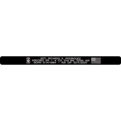 SGT. Ricardo X. Rodriguez Memorial Bracelet