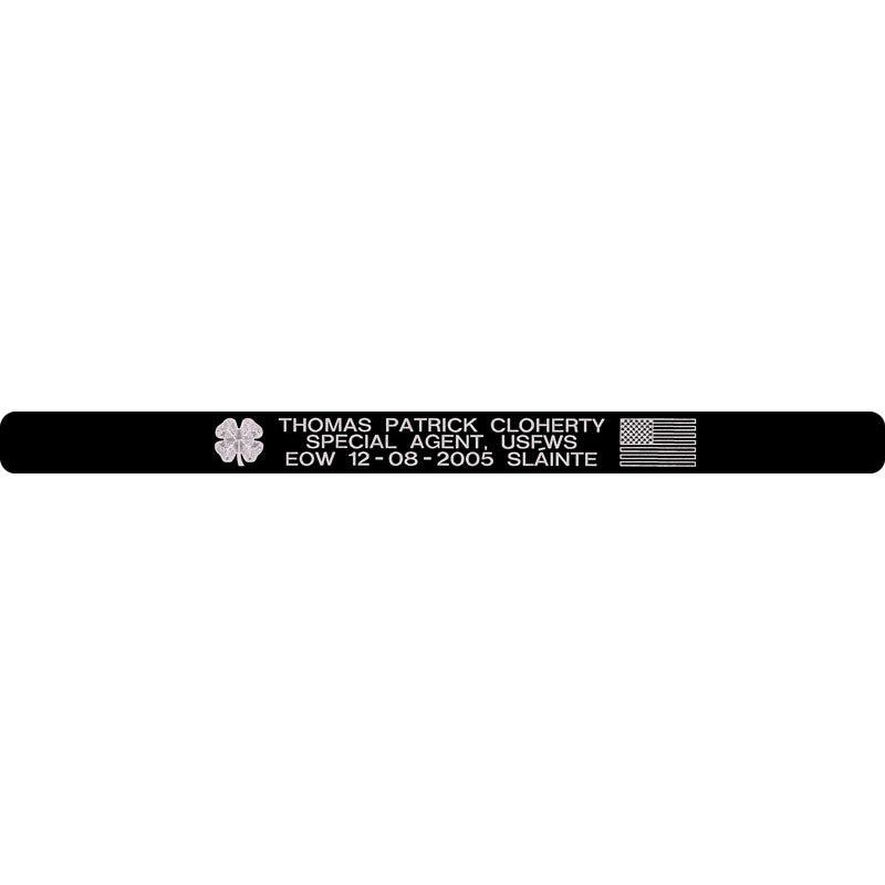 Special Agent Thomas Patrick Cloherty Memorial Bracelet