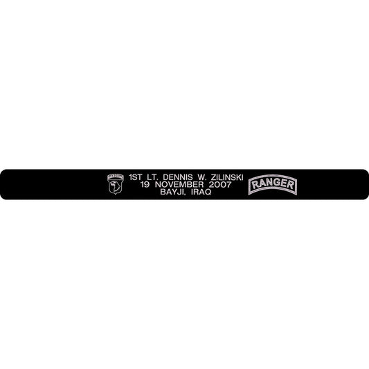 1st Lt. Dennis W. Zilinski Memorial Bracelet 5/8"