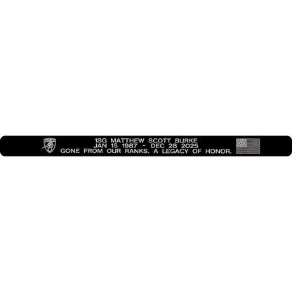 1SG Matthew Scott Burke Memorial Bracelet