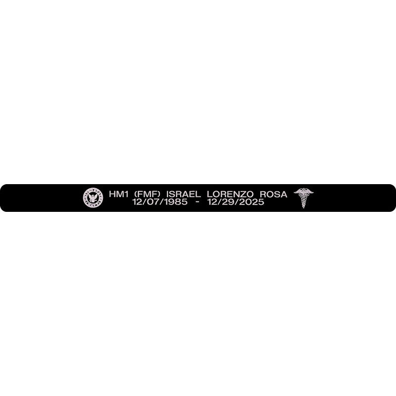 HM1 (FMF) Israel Lorenzo Rosa Memorial Bracelet