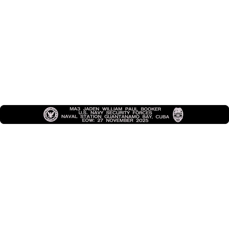 MA3 Jaden William Paul Booker Memorial Bracelet 5/8"