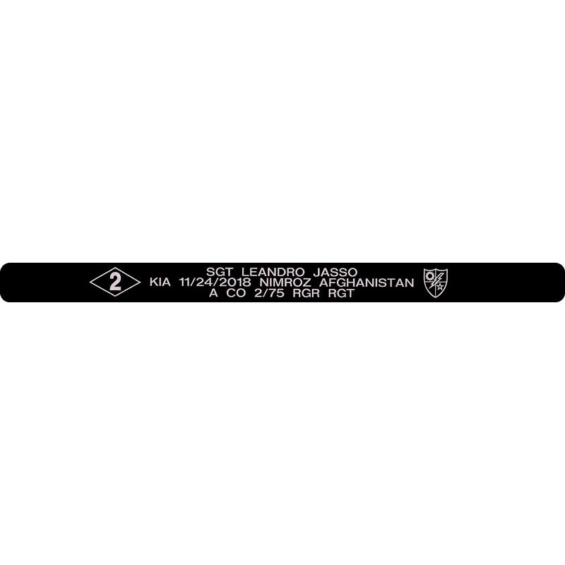 SGT Leandro Jasso Memorial Bracelet