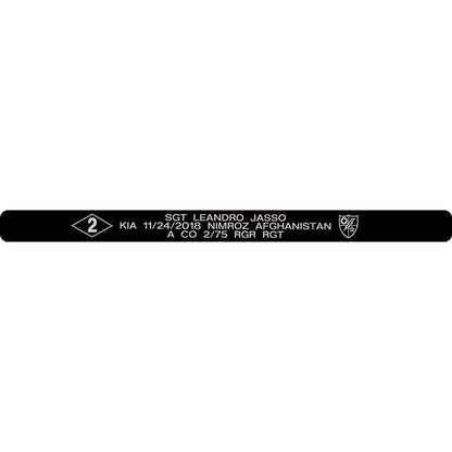 SGT Leandro Jasso Memorial Bracelet