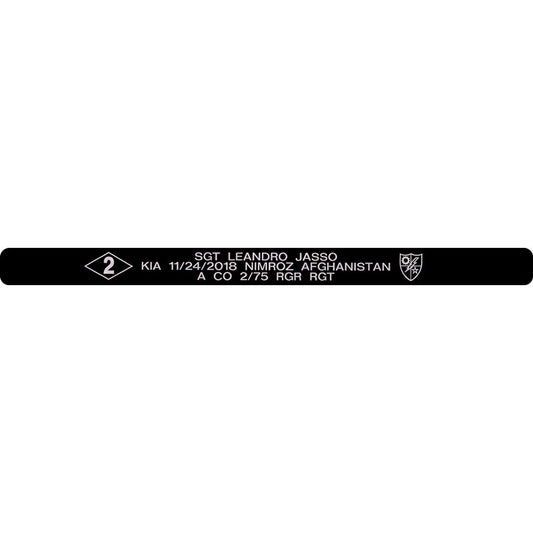 SGT Leandro Jasso Memorial Bracelet