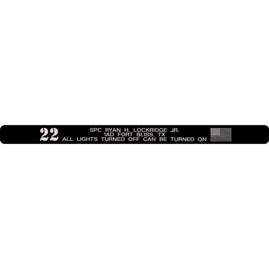 SPC Ryan H. Lockridge Jr. Memorial Bracelet