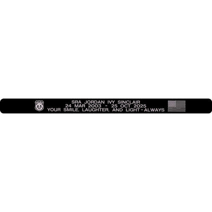 SRA Jordan Ivy Sinclair Memorial Bracelet