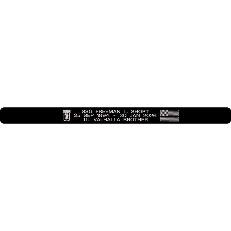 SSG Freeman L. Short Memorial Bracelet