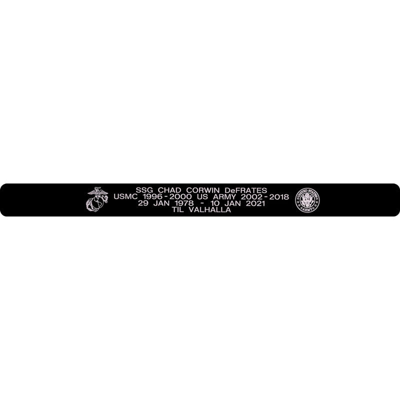 SSG Chad Corwin DeFrates Memorial Bracelet 5/8"