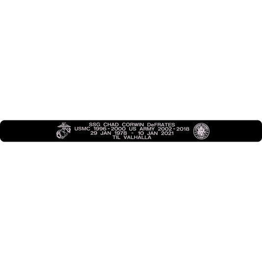 SSG Chad Corwin DeFrates Memorial Bracelet 5/8"