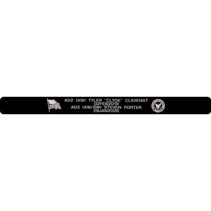 AD2 (AW) Tyler Clidienst & AD2 (AW/SW) Steven Porter Memorial Bracelet 5/8"