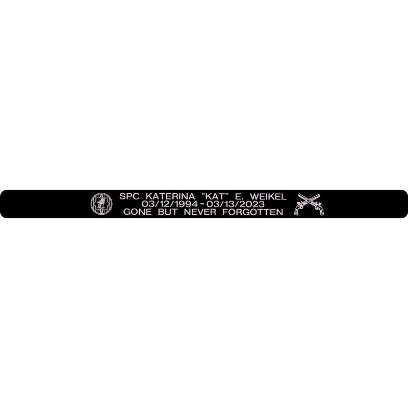 SPC Katerina "Kat" E. Weikel Memorial Bracelet