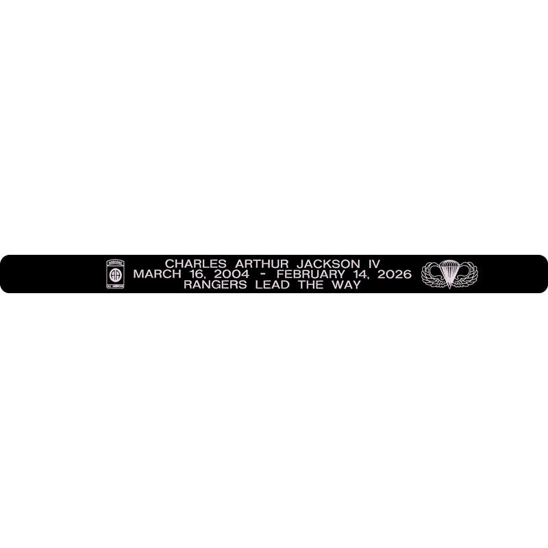 Charles Arthur Jackson IV Memorial Bracelet