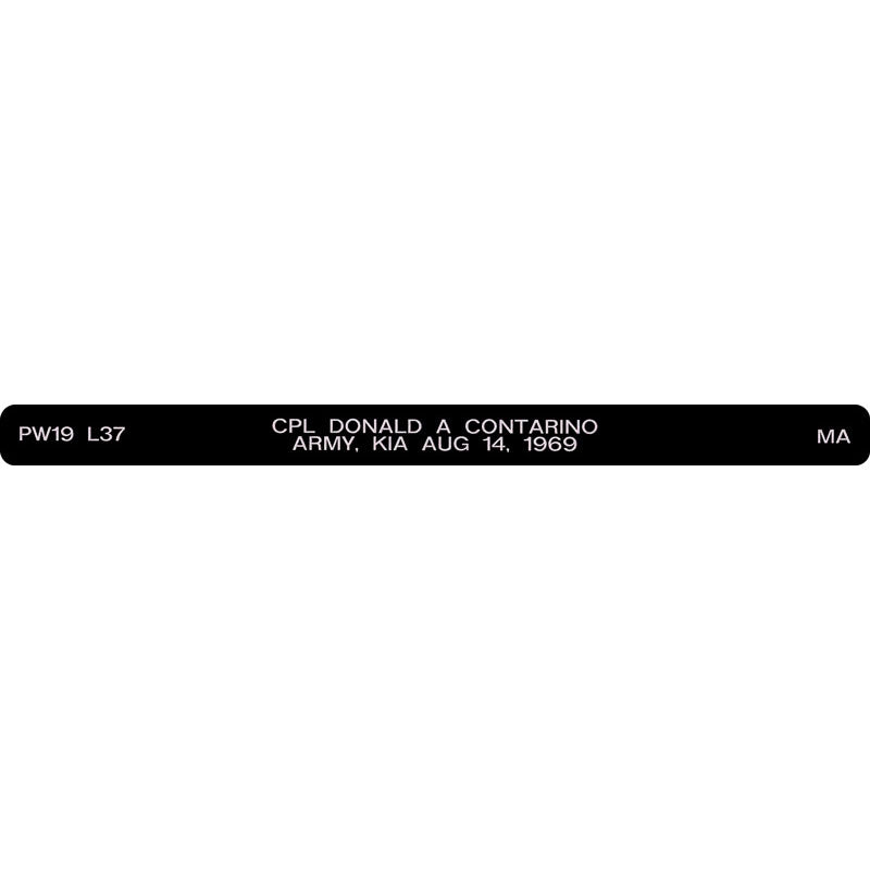 CPL Donald A Contarino Memorial Bracelet
