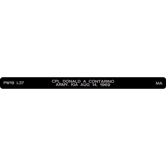 CPL Donald A Contarino Memorial Bracelet