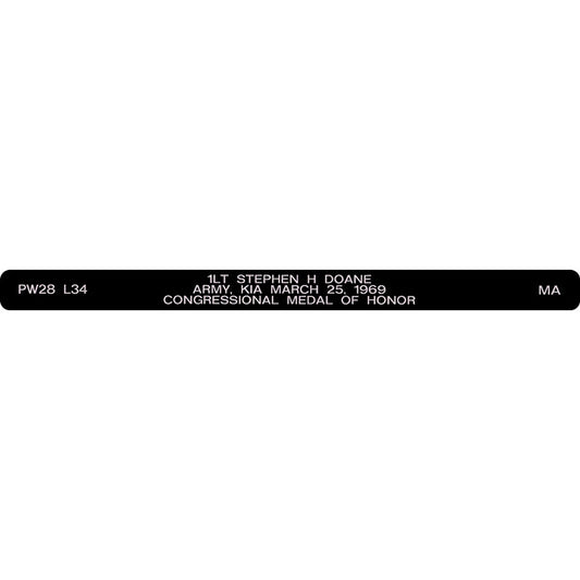 1LT Stephen H Doane Memorial Bracelet