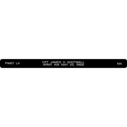 CPT James H Shotwell Memorial Bracelet