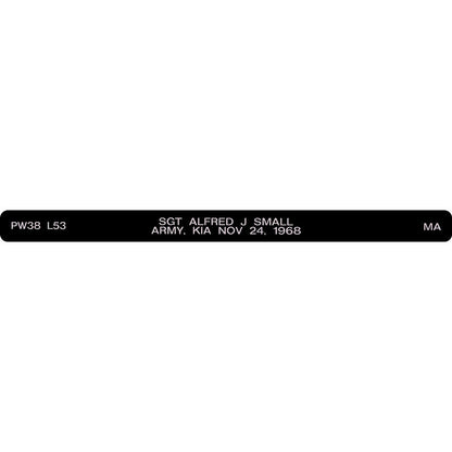SGT Alfred J Small Memorial Bracelet