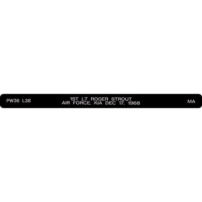 1st LT Roger Strout Memorial Bracelet