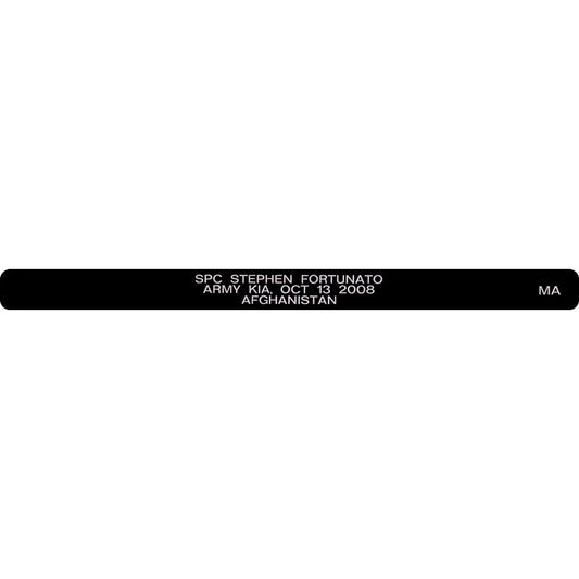 SPC Stephen Fortunato Memorial Bracelet