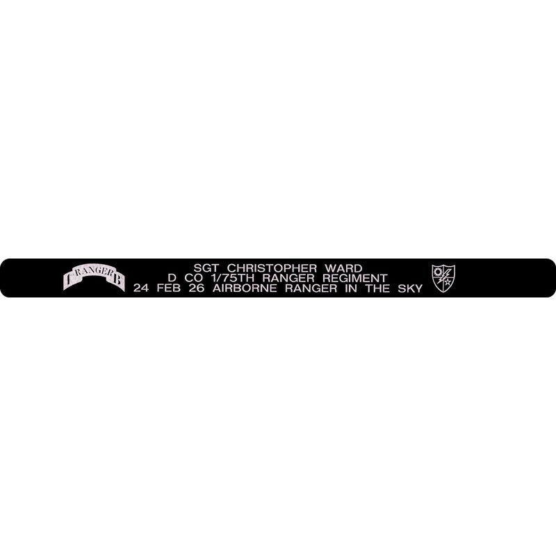SGT Christopher Ward Memorial Bracelet