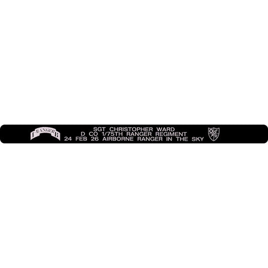 SGT Christopher Ward Memorial Bracelet