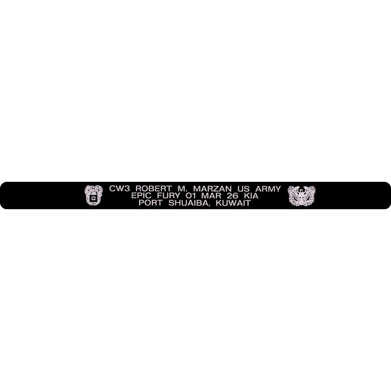 CW3 Robert M. Marzan Memorial Bracelet