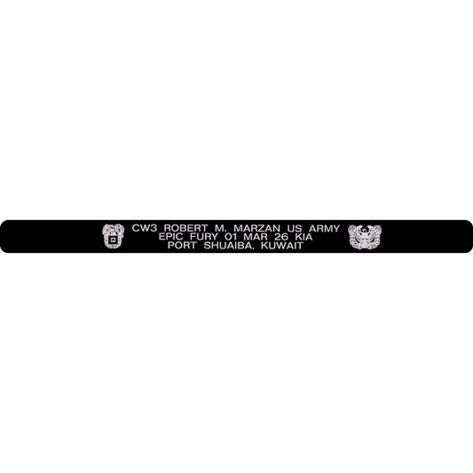 CW3 Robert M. Marzan Memorial Bracelet