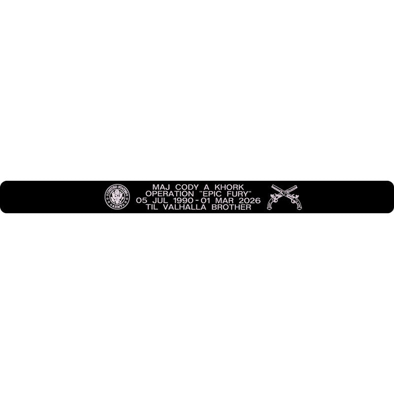 Major Cody A Khork Memorial Bracelet 5/8"