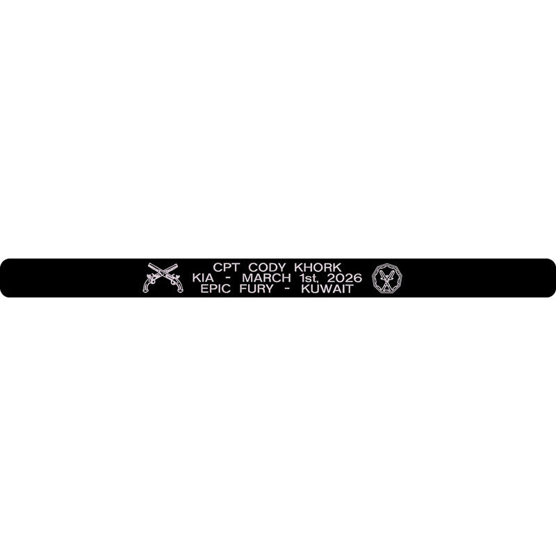 CPT Cody Khork Memorial Bracelet Style 3