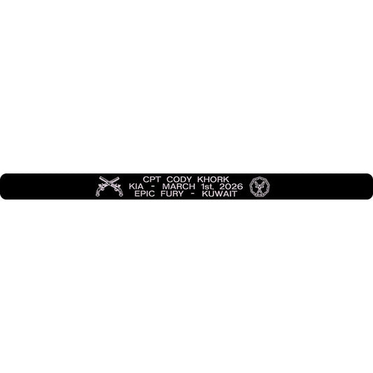CPT Cody Khork Memorial Bracelet Style 3