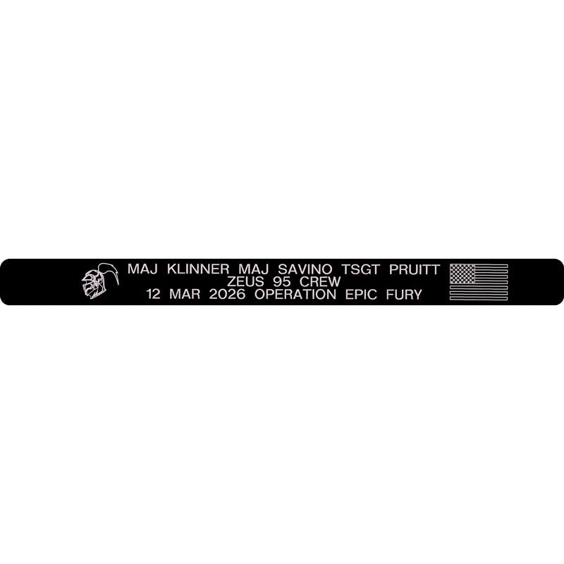 Maj Klinner, Maj Savino, & TSgt Pruitt Memorial Bracelet 5/8"