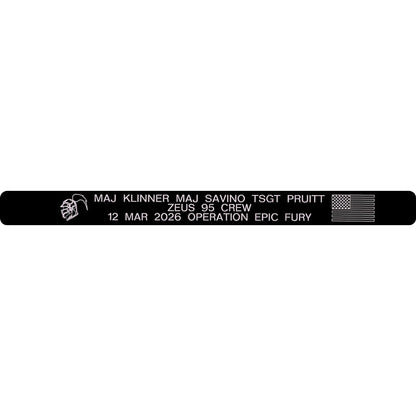 Maj Klinner, Maj Savino, & TSgt Pruitt Memorial Bracelet 5/8"