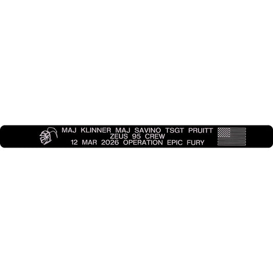 Maj Klinner, Maj Savino, & TSgt Pruitt Memorial Bracelet 5/8"