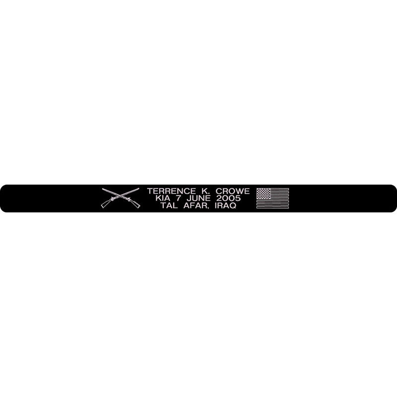 Terrence K. Crowe Memorial Bracelet
