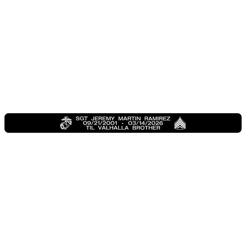 SGT Jeremy Martin Ramirez Memorial Bracelet