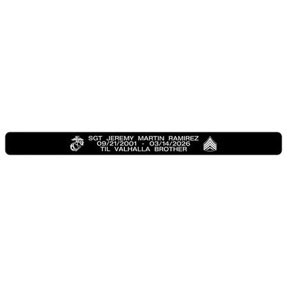 SGT Jeremy Martin Ramirez Memorial Bracelet