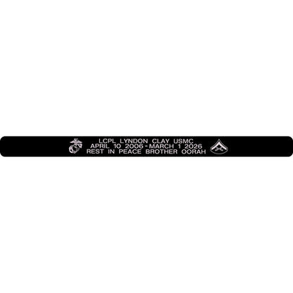 LCpl Lyndon Clay Memorial Bracelet