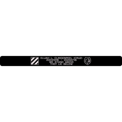 Elijah L. Clingenpeel (Cruz) Memorial Bracelet 5/8"