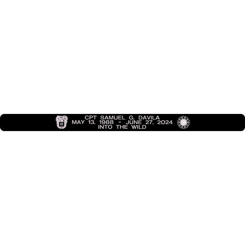 CPT Samuel G. Davila Memorial Bracelet Style 3