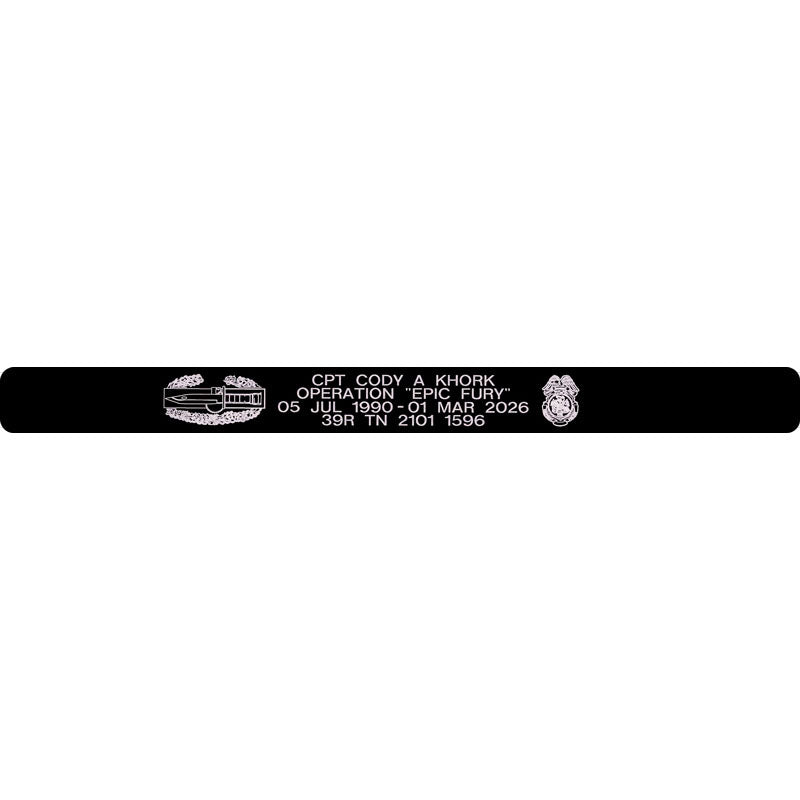 CPT Cody A Khork Memorial Bracelet 5/8" Style 4